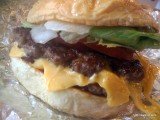 Five Guy's - Melted Cheese, yum!