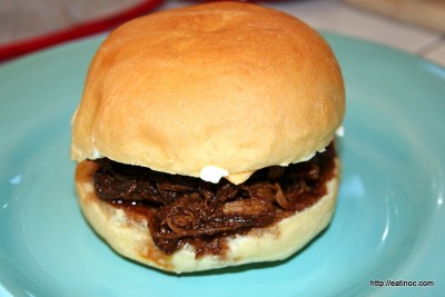 Miss Vickie's Shredded Barbecued Beef Sandwiches