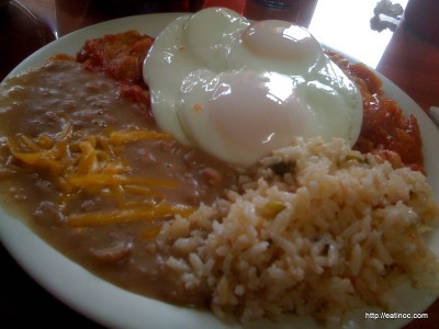 La Casita's Chilaqueiles with Eggs