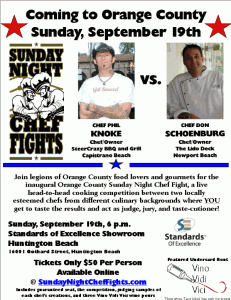 Sunday Night Chef Fight