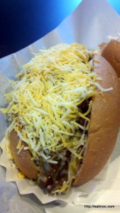 Dogo's Sonora Style Hot Dogs, Chili Cheese Dog