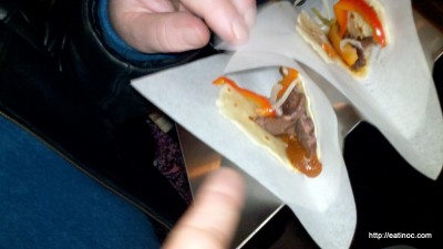 Taco Asylum, Corazon Taco (confit beef heart) $5