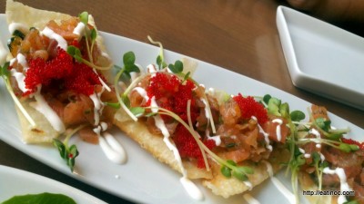 Chapter One: smoked salmon jerked nachos